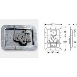Fermeture papillon encastrée cuvette 14mm