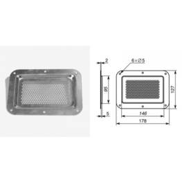 Cuvette percée pour ventilation