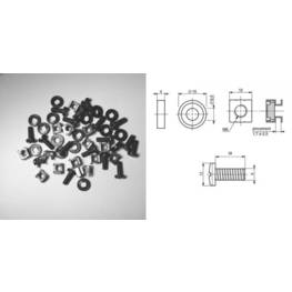 Pack visserie pour fixation rack (16 écrou-cages + vis + rondelles)