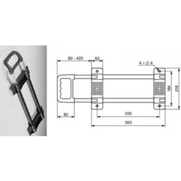 Poignée télescopique de surface