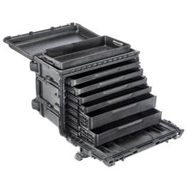 Peli™ 0450 Caisse à outils mobile 4 petits tiroirs 2 grands tiroirs