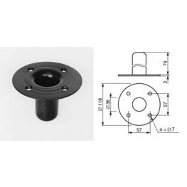 Douille encastrable en acier pour enceinte acoustique 6509