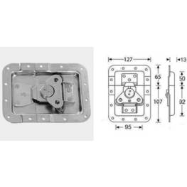Fermeture papillon encastrée cuvette 14mm