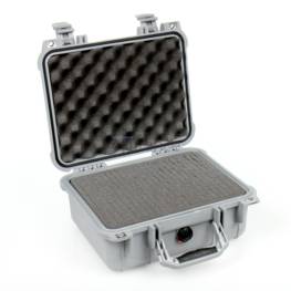 Valise Peli™ 1400 avec mousse prédécoupée, grise