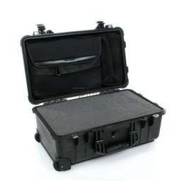 Valise Peli™ 1510 avec mousse prédécoupée et pochette noire