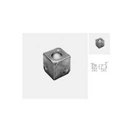 Coin carré 35mm avec pied mâle