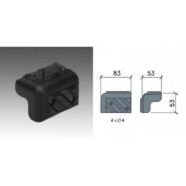 Coin plastique chevron 80mm 