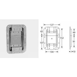 Arrêtoir de couvercle encastré