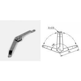Arrêtoir de couvercle "compas"