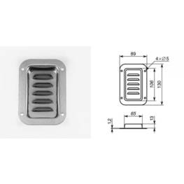 Cuvette de ventilation verticale