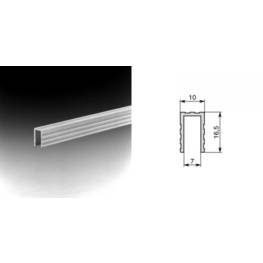Profilé "sommet de cloison" 7mm 