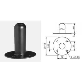 Douille encastrable en acier pour enceinte acoustique 6510