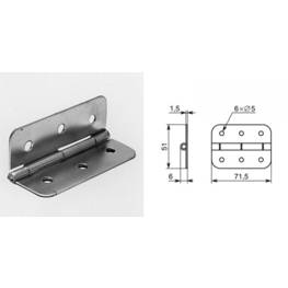 Charnière type "piano" 